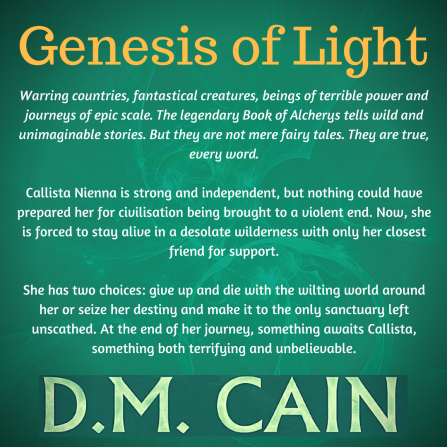 Genesis of Light immersive fantasy fiction
