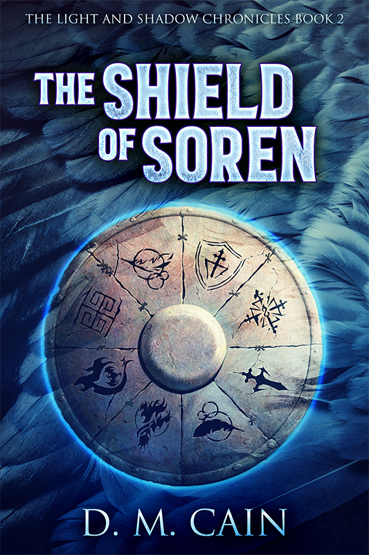 epic fantasy cover for The Shield of Soren by DM Cain