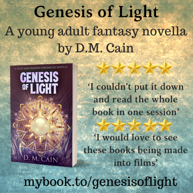 fantasy novella Genesis of Light 5 star book review poster