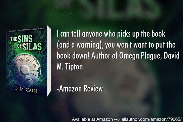 I can tell anyone who picks up this book - you won't want to out it down! Review of The Sins of Silas